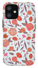 Load image into Gallery viewer, Red Floral Pattern - Phone Case