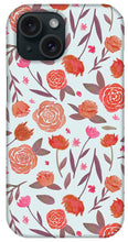 Load image into Gallery viewer, Red Floral Pattern - Phone Case
