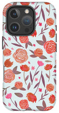 Load image into Gallery viewer, Red Floral Pattern - Phone Case