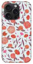 Load image into Gallery viewer, Red Floral Pattern - Phone Case