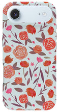 Load image into Gallery viewer, Red Floral Pattern - Phone Case