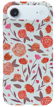 Load image into Gallery viewer, Red Floral Pattern - Phone Case