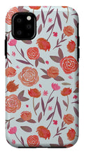 Load image into Gallery viewer, Red Floral Pattern - Phone Case