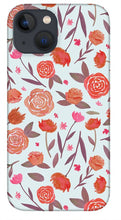 Load image into Gallery viewer, Red Floral Pattern - Phone Case