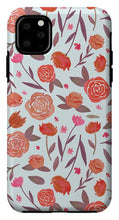 Load image into Gallery viewer, Red Floral Pattern - Phone Case
