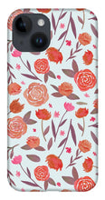 Load image into Gallery viewer, Red Floral Pattern - Phone Case