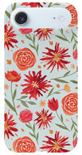 Load image into Gallery viewer, Red Flower Burst Pattern - Phone Case