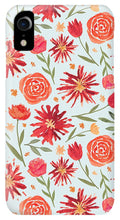Load image into Gallery viewer, Red Flower Burst Pattern - Phone Case