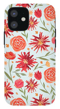 Load image into Gallery viewer, Red Flower Burst Pattern - Phone Case