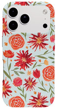 Load image into Gallery viewer, Red Flower Burst Pattern - Phone Case