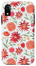 Load image into Gallery viewer, Red Flower Burst Pattern - Phone Case