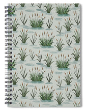 Load image into Gallery viewer, Reeds Pattern - Spiral Notebook