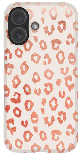 Rose Gold Leopard Print - Phone Case