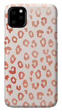 Load image into Gallery viewer, Rose Gold Leopard Print - Phone Case