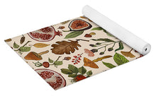 Load image into Gallery viewer, Rose hips, fruit, and leaves  - Yoga Mat