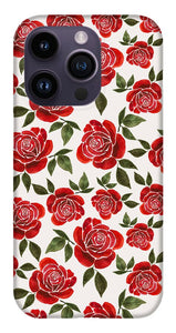 Rose Watercolor Pattern - Phone Case