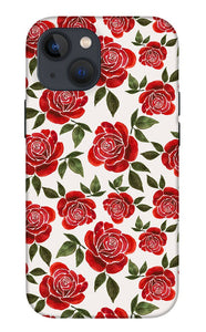 Rose Watercolor Pattern - Phone Case