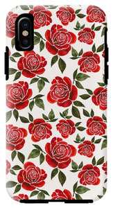 Rose Watercolor Pattern - Phone Case