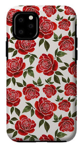 Rose Watercolor Pattern - Phone Case