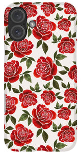 Rose Watercolor Pattern - Phone Case