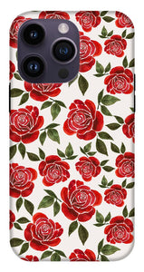 Rose Watercolor Pattern - Phone Case