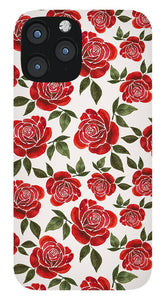 Rose Watercolor Pattern - Phone Case