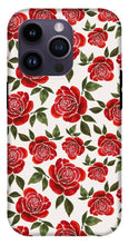 Load image into Gallery viewer, Rose Watercolor Pattern - Phone Case