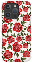 Load image into Gallery viewer, Rose Watercolor Pattern - Phone Case