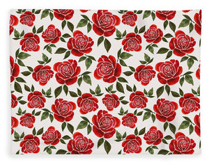 Rose Watercolor Pattern - Blanket