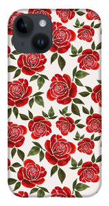 Rose Watercolor Pattern - Phone Case