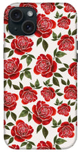 Load image into Gallery viewer, Rose Watercolor Pattern - Phone Case