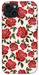 Rose Watercolor Pattern - Phone Case