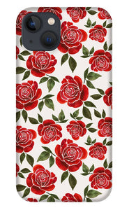 Rose Watercolor Pattern - Phone Case