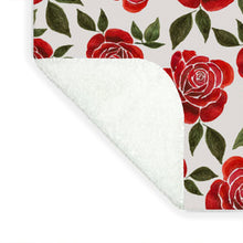 Load image into Gallery viewer, Rose Watercolor Pattern - Blanket