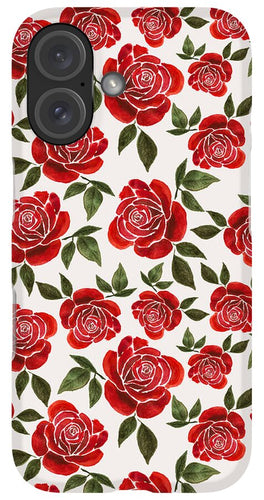 Rose Watercolor Pattern - Phone Case