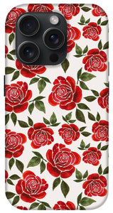 Rose Watercolor Pattern - Phone Case