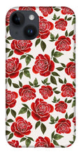 Load image into Gallery viewer, Rose Watercolor Pattern - Phone Case