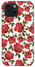 Load image into Gallery viewer, Rose Watercolor Pattern - Phone Case