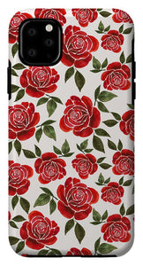 Rose Watercolor Pattern - Phone Case
