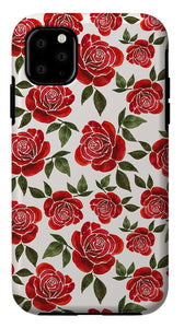 Rose Watercolor Pattern - Phone Case