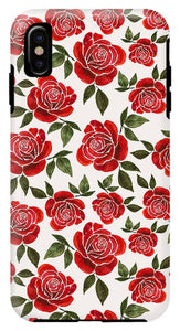Rose Watercolor Pattern - Phone Case