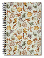 Load image into Gallery viewer, Seashell Pattern - Spiral Notebook