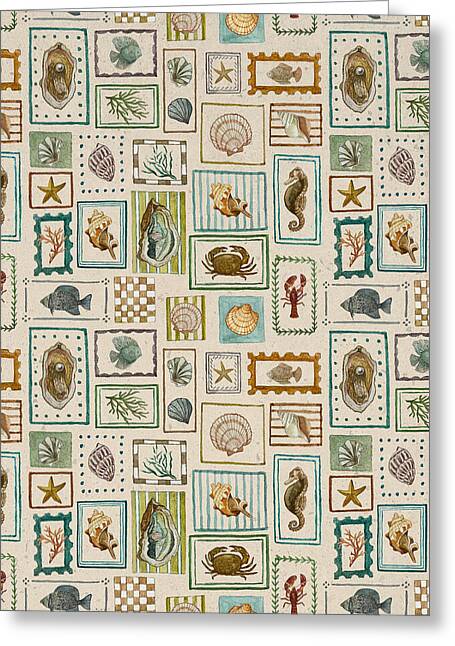Seaside Stamps - Greeting Card