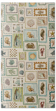 Load image into Gallery viewer, Seaside Stamps - Beach Towel