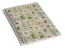 Load image into Gallery viewer, Seaside Stamps - Spiral Notebook