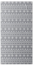 Load image into Gallery viewer, Gray Snowflake Pattern - Beach Towel