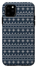 Load image into Gallery viewer, Blue Snowflake Pattern - Phone Case