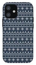 Load image into Gallery viewer, Blue Snowflake Pattern - Phone Case