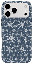 Load image into Gallery viewer, Blue Snowflakes - Phone Case