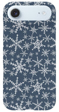Load image into Gallery viewer, Blue Snowflakes - Phone Case